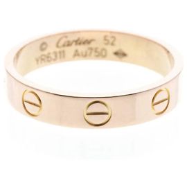 Anillo Cartier Mini Love en oro rosa de 18K Dorado