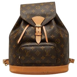 Mochila Louis Vuitton Monogram Montsouris MM Marrom Monograma
