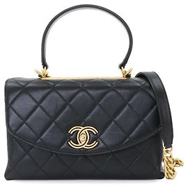 Chanel Trendy CC 2-way Handtasche Schwarz