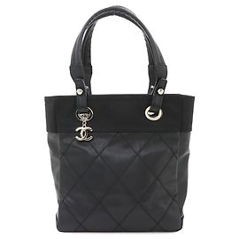 Sac à main Chanel Paris Biarritz PM Tote Noir