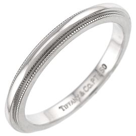 Autre Marque Tiffany & Co. Milgrain Ehering aus Platin Andere