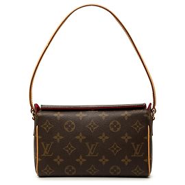 Louis Vuitton Brown Monogram Recital Marrom