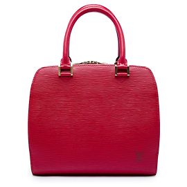 Louis Vuitton Red Epi Pont Neuf Vermelho