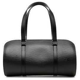 Louis Vuitton Black Epi Soufflot Schwarz