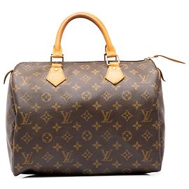 Louis Vuitton Brown Monogram Speedy 30 Braun