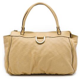 Gucci Yellow Guccissima Abbey D Ring Tote Gelb
