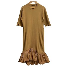Autre Marque styling Docking Dress Marron Camel
