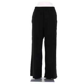 Pantalones negros de viscosa Ami Negro