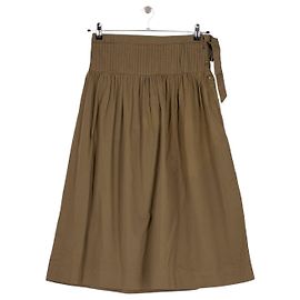 Autre Marque Jupe en coton kaki Damson Madder Kaki