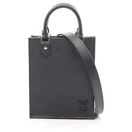 Bolsa 2-Way Louis Vuitton Petite Sac Plat Preto