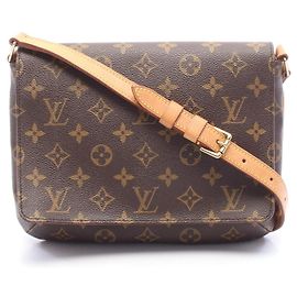 Louis Vuitton Musette Tango Short Strap Handtasche Braun