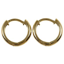 Autre Marque Boucles d'oreilles créoles en or jaune 18K Doré