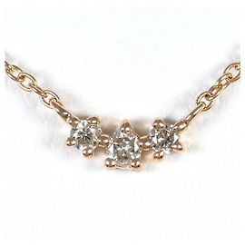 Autre Marque Collana in oro rosa 18K con diamante D'oro
