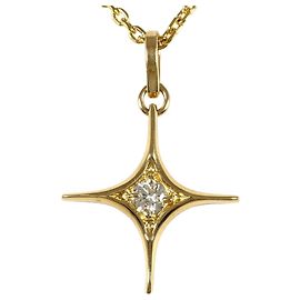 Autre Marque Halskette aus 18K Gelbgold mit Diamant Golden