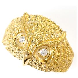 Autre Marque Bandring aus 18K Gelbgold mit Diamant Golden