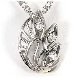 Autre Marque Colar de platina com diamante Outro