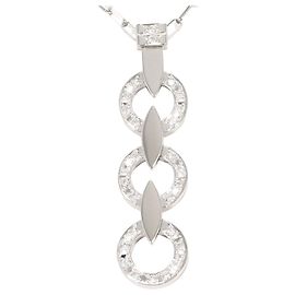 Autre Marque Halskette aus PT900 Platin und Diamanten Andere