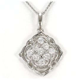 Autre Marque Platinum Diamond Necklace Other