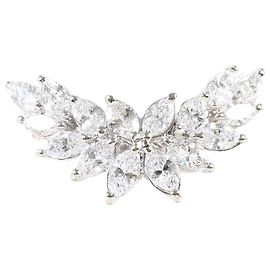 Autre Marque Anel Aliança de Platina com Diamante Outro