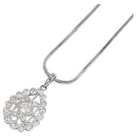 Autre Marque Collar de platino PT850 con diamantes Otro