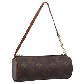 Louis Vuitton Papillon Pochette Monogram Canvas Mini Marron
