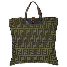 Fendi Convertible Zucca Canvas Castaño