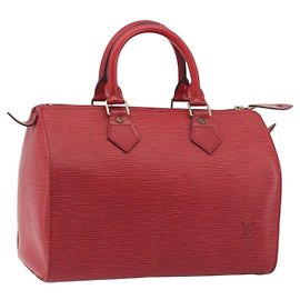 Louis Vuitton Speedy Epi Leather 25 Red