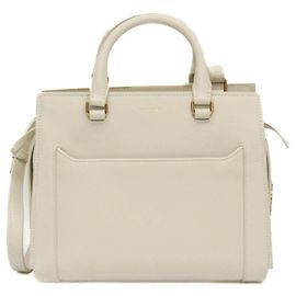 Autre Marque Saint Laurent East Side Smooth Leather Small Blanc