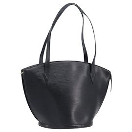 LOUIS VUITTON Epi Saint Jacques Shopping Shoulder Bag Black M52272 Auth 205031V Noir