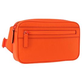 GUCCI GuccissimaGG Gürteltasche aus Leder Orange Silver 771422 Auth LN064V Silber Orange