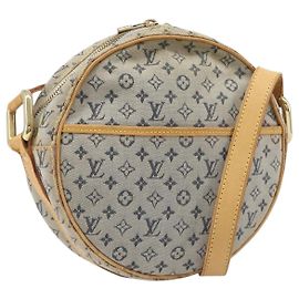 LOUIS VUITTON Monogram Mini Jeanne GM Shoulder Bag Blue M92000 LV Auth ep15933 Azul