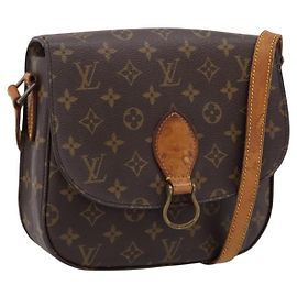 LOUIS VUITTON Monogram Saint Cloud GM Shoulder Bag M51242 LV Auth 206914 Monogramm