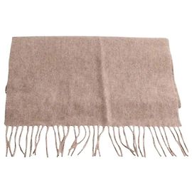 Eric Bompard beige cashmere scarf Beige