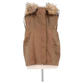 Gilet Tara Jarmon Camel Camel