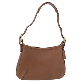 Coach Handtasche aus Leder, Braun Gold, authentisch 205368A Braun Golden