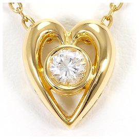 Autre Marque Halskette aus 18K Gelbgold mit Diamant Golden