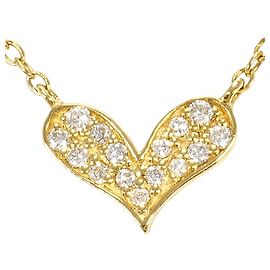 Autre Marque Collana in oro giallo 18K con diamante D'oro