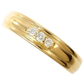 Autre Marque Bandring aus 18K Gelbgold mit Diamant Golden