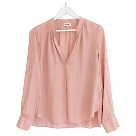 Zadig & Voltaire Tink Satinbluse - Rosa Pink