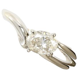 Autre Marque Anello fede in platino PT900 e diamanti Altro