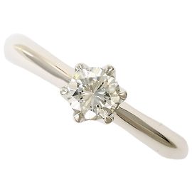 Autre Marque Platin-Ehering mit Diamant Andere