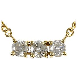 Autre Marque Halskette aus 18K Gelbgold mit 1.06ct Diamant Golden
