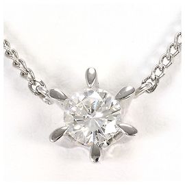 Autre Marque Platin-Halskette PT850 mit Diamant Andere