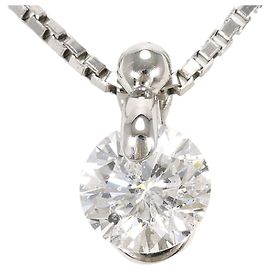 Autre Marque Platinum Diamond Necklace Other