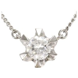 Autre Marque PT850 Platinum Necklace with Diamond Other