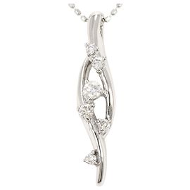 Autre Marque Collana in oro bianco 18K e diamanti D'oro