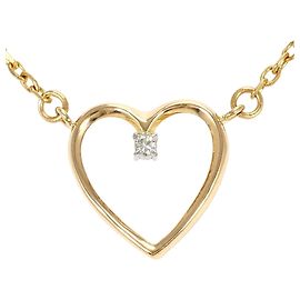 Autre Marque Collana in oro 18K con diamante D'oro