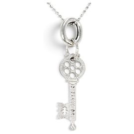 Autre Marque Collana in oro bianco 14K D'oro