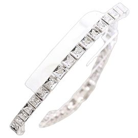 Autre Marque Pulsera de dijes en oro blanco 14K/18K con diamantes Dorado