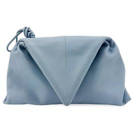 Clutch Bottega Veneta BV Trine Fold in pelle Blu